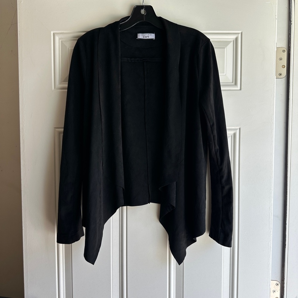 Black suede jacket/ sweater